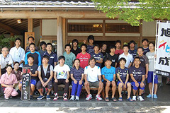 運動員集合照片